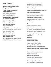 parañaque hymn lyrics|NCR Hymn .